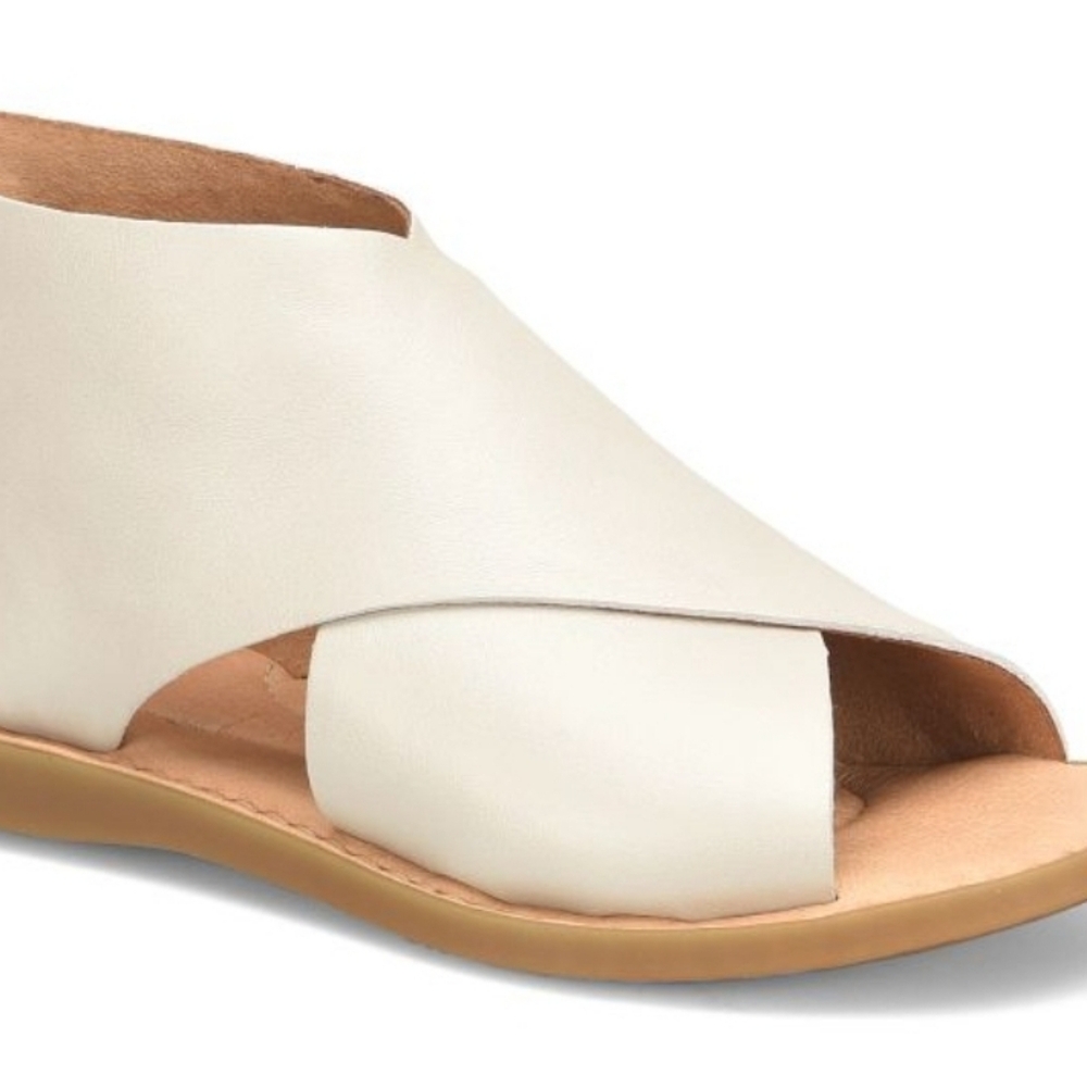 BORN  White and Tan Women's Sandals